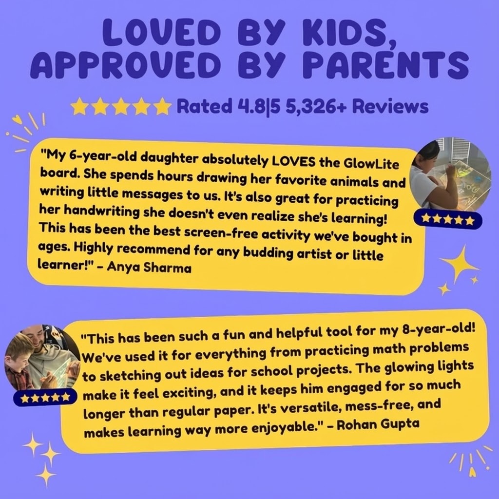 GlowLite™ - The Magical LED Drawing Board ✨